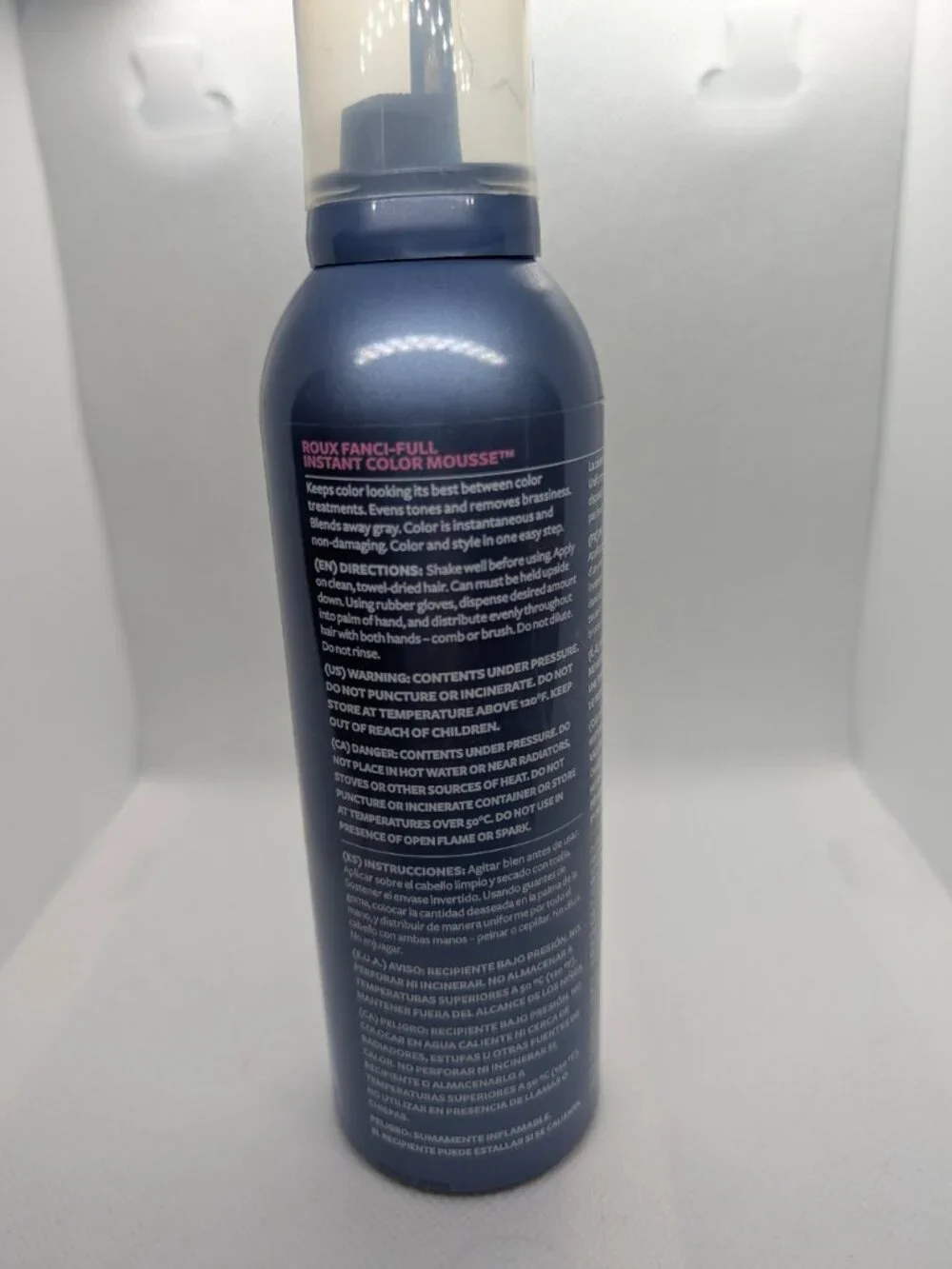 2 Roux Fanci-Full Instant Color Mousse #21 Plush Brown, Medium To Dark Hair, 6oz
